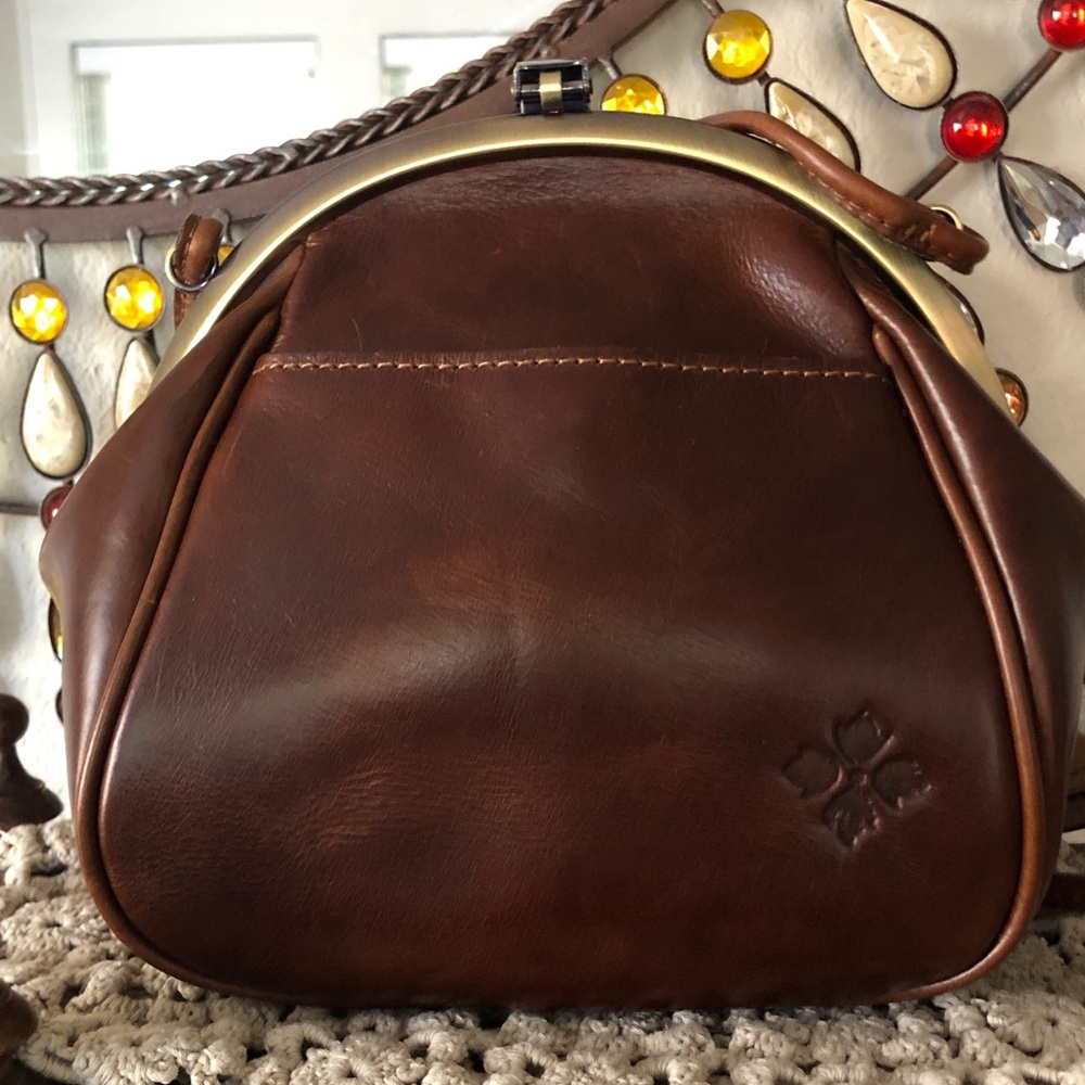 NWOT Patricia Nash Portafina Sherpa Framed Crossbody Bag - Picture 2 of 8